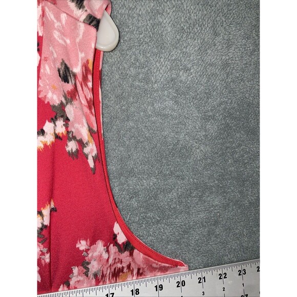 Torrid Dress Womens 22 Floral Lined Sleeveless Colorful Sleeveless Flare Zip Up - Picture 7 of 11